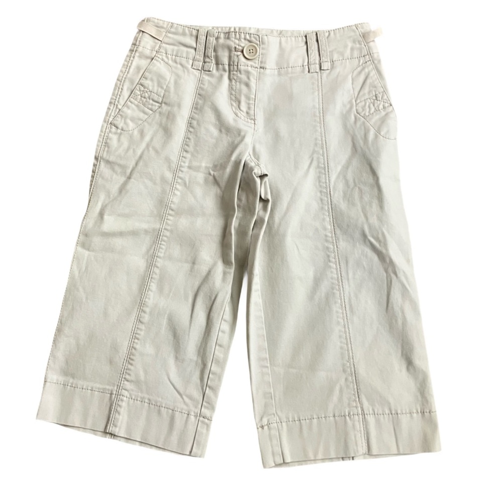Ann Taylor Loft Marisa Shorts, Sz. 00P, Light Beige Khaki